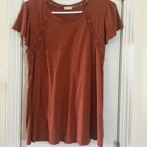 Rust Mason & Belle Tee